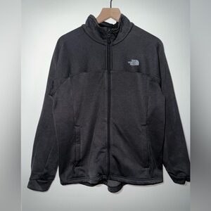 The North Face 200 Wt Cinder Full Zip Jacket Women Size XL Black Polyester Blend